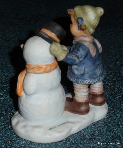 Goebel Hummel "Crowning Touch" #BH 82/2/0 Girl With Snowman CUTE CHRISTMAS GIFT!