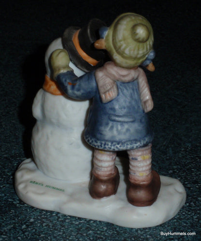 Goebel Hummel "Crowning Touch" #BH 82/2/0 Girl With Snowman CUTE CHRISTMAS GIFT!