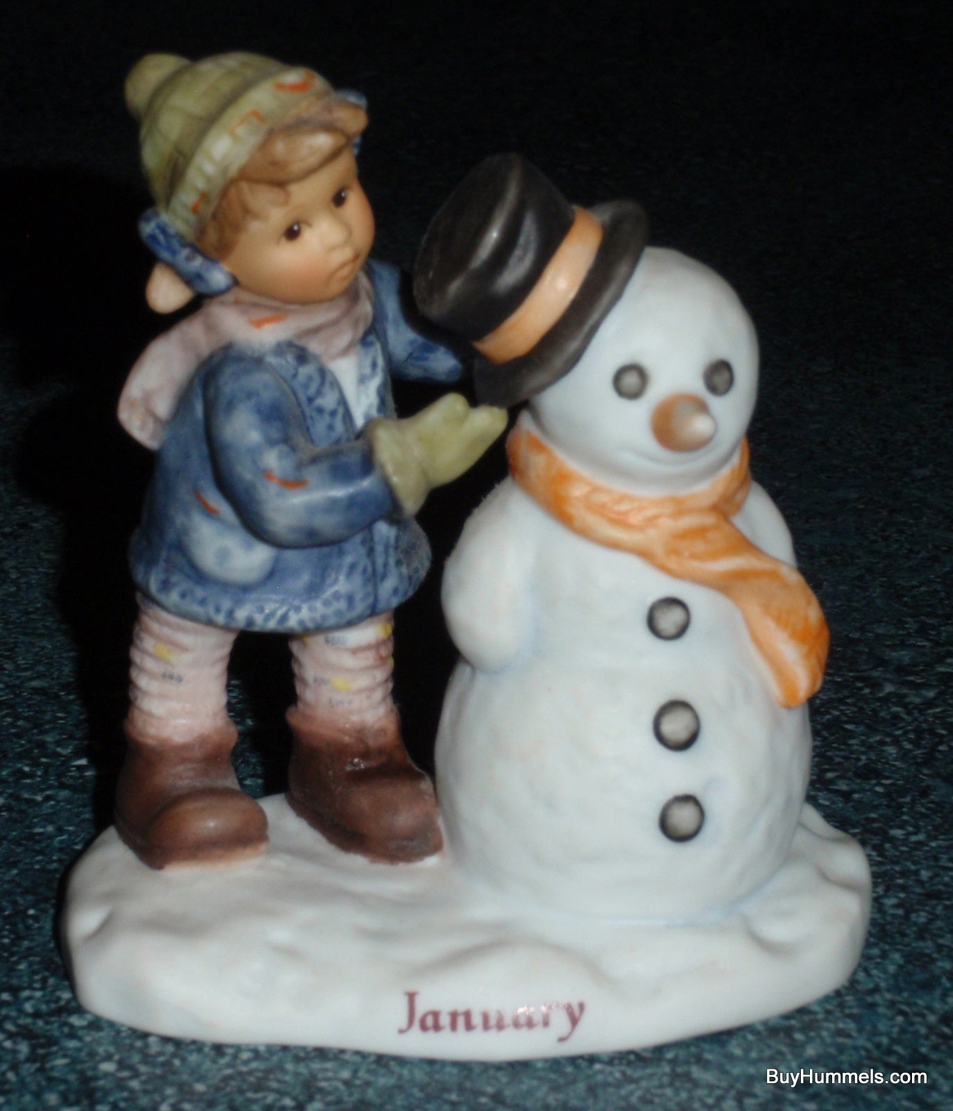 Goebel Hummel "Crowning Touch" #BH 82/2/0 Girl With Snowman CUTE CHRISTMAS GIFT!