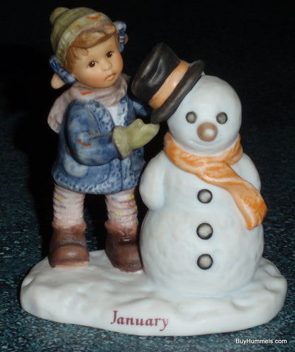 Goebel Hummel "Crowning Touch" #BH 82/2/0 Girl With Snowman CUTE CHRISTMAS GIFT!