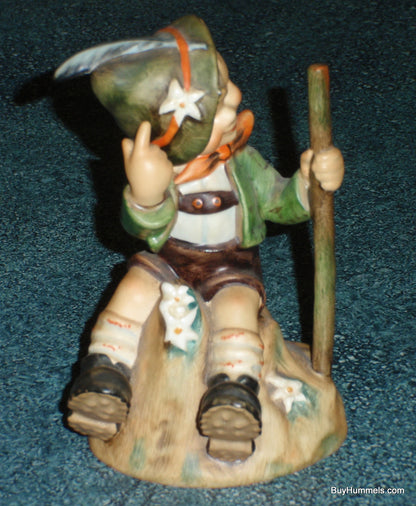 "Mountaineer" Goebel Hummel Figurine #315 From Germany - Boy On Mountaintop