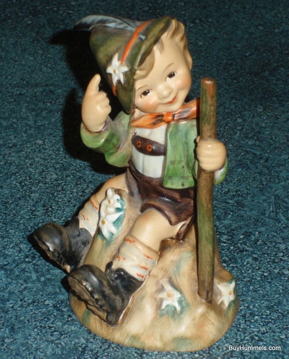 "Mountaineer" Goebel Hummel Figurine #315 From Germany - Boy On Mountaintop