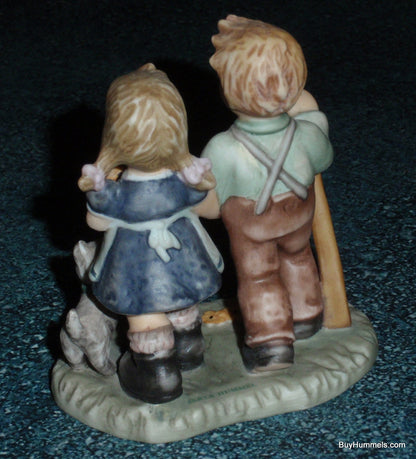 Berta Hummel Goebel "Taking A Walk" BH 128/2/0 October 2002 Figurine - GIFT!