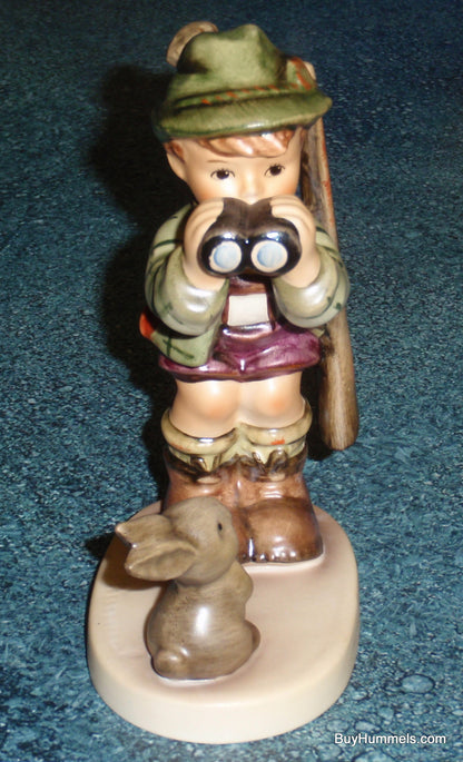 "Good Hunting" Goebel Hummel Figurine #307 - Little Boy Hunting In The Woods With Bunny!