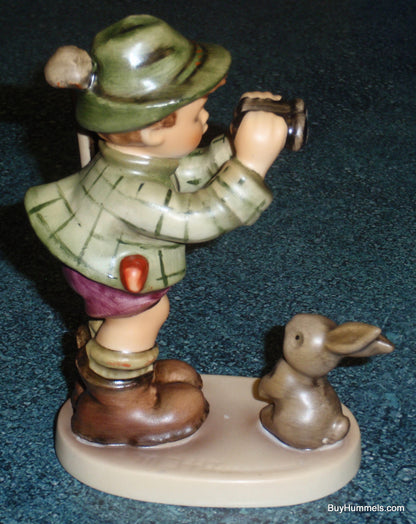 "Good Hunting" Goebel Hummel Figurine #307 - Little Boy Hunting In The Woods With Bunny!