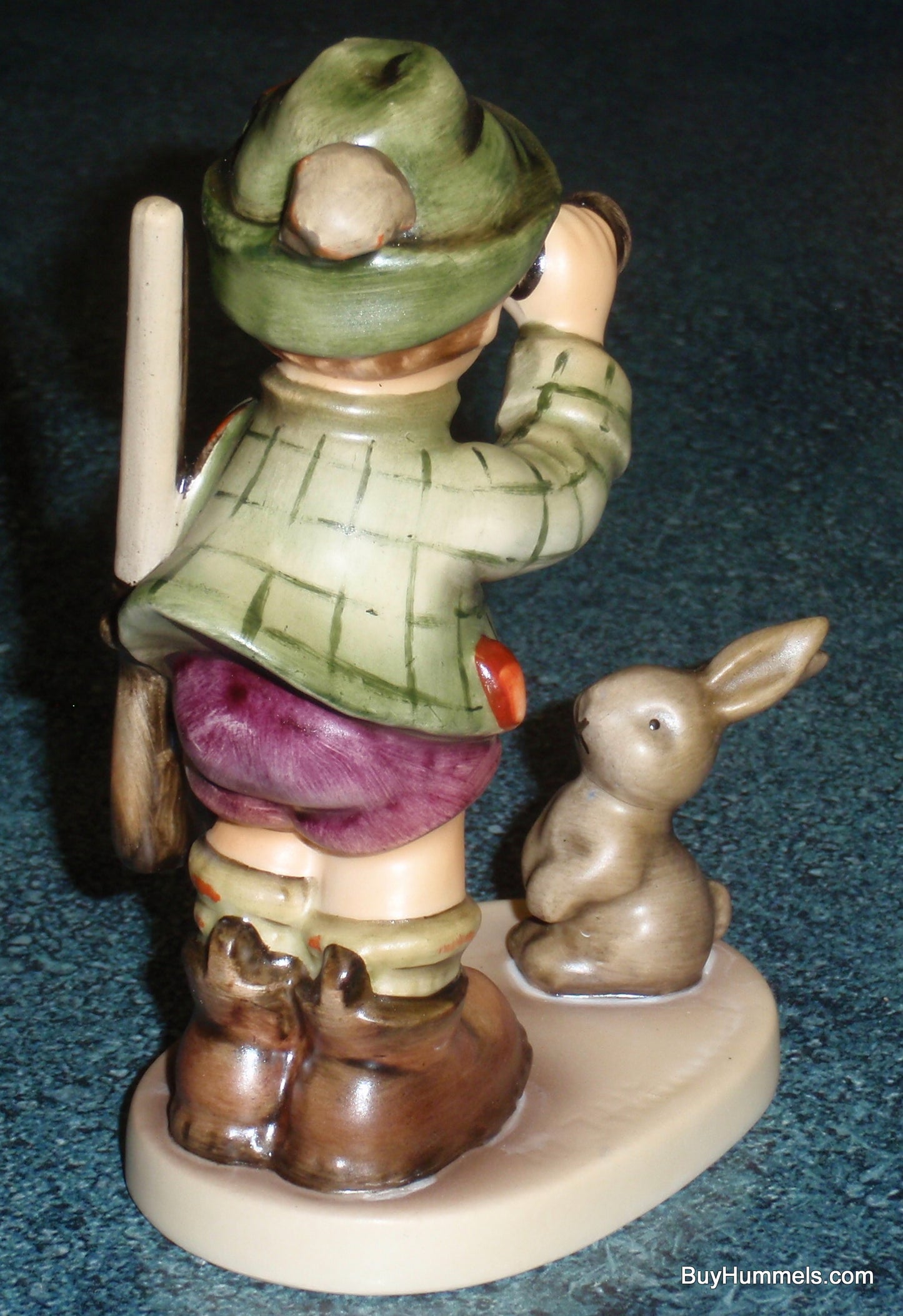 "Good Hunting" Goebel Hummel Figurine #307 - Little Boy Hunting In The Woods With Bunny!