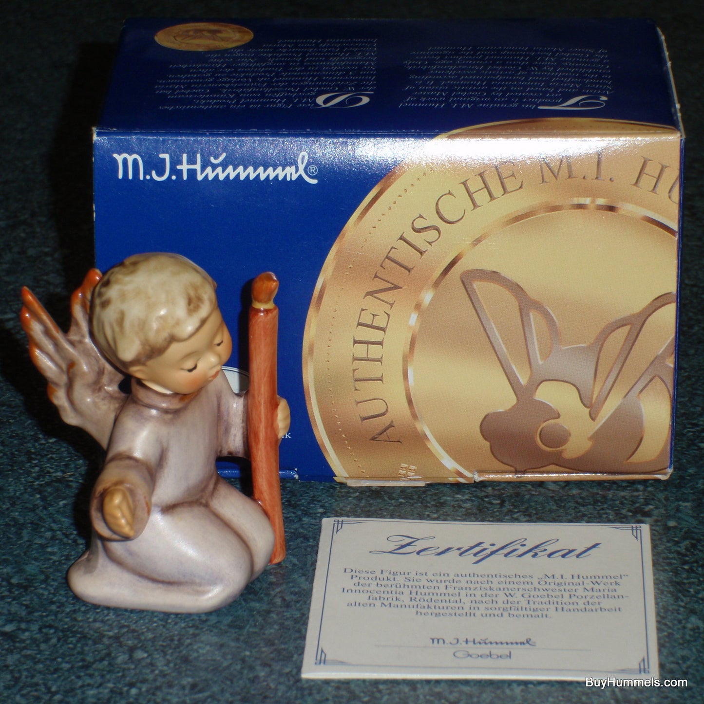 "Let It Shine" Goebel Hummel Figurine #718/A - Angel with Candle (2.75")