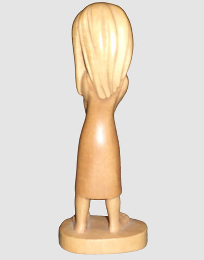 "Patty" Anri Wood Carved Figurine #688-661 - Siegfried Hafner (5")