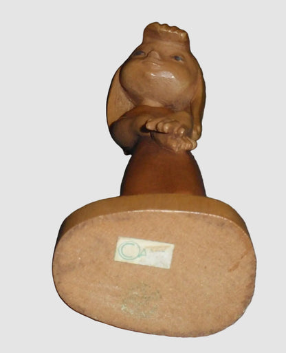 "Patty" Anri Wood Carved Figurine #688-661 - Siegfried Hafner (5")