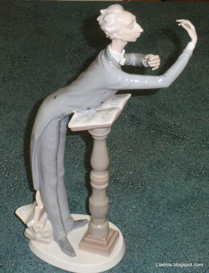 Lladro 4653 Conductor Band Leader Large Porcelain Figurine Julio Fernandez