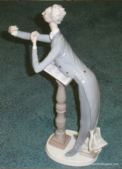 "Conductor" Lladro Porcelain Figurine #4653 - Large Band Leader (15.25")