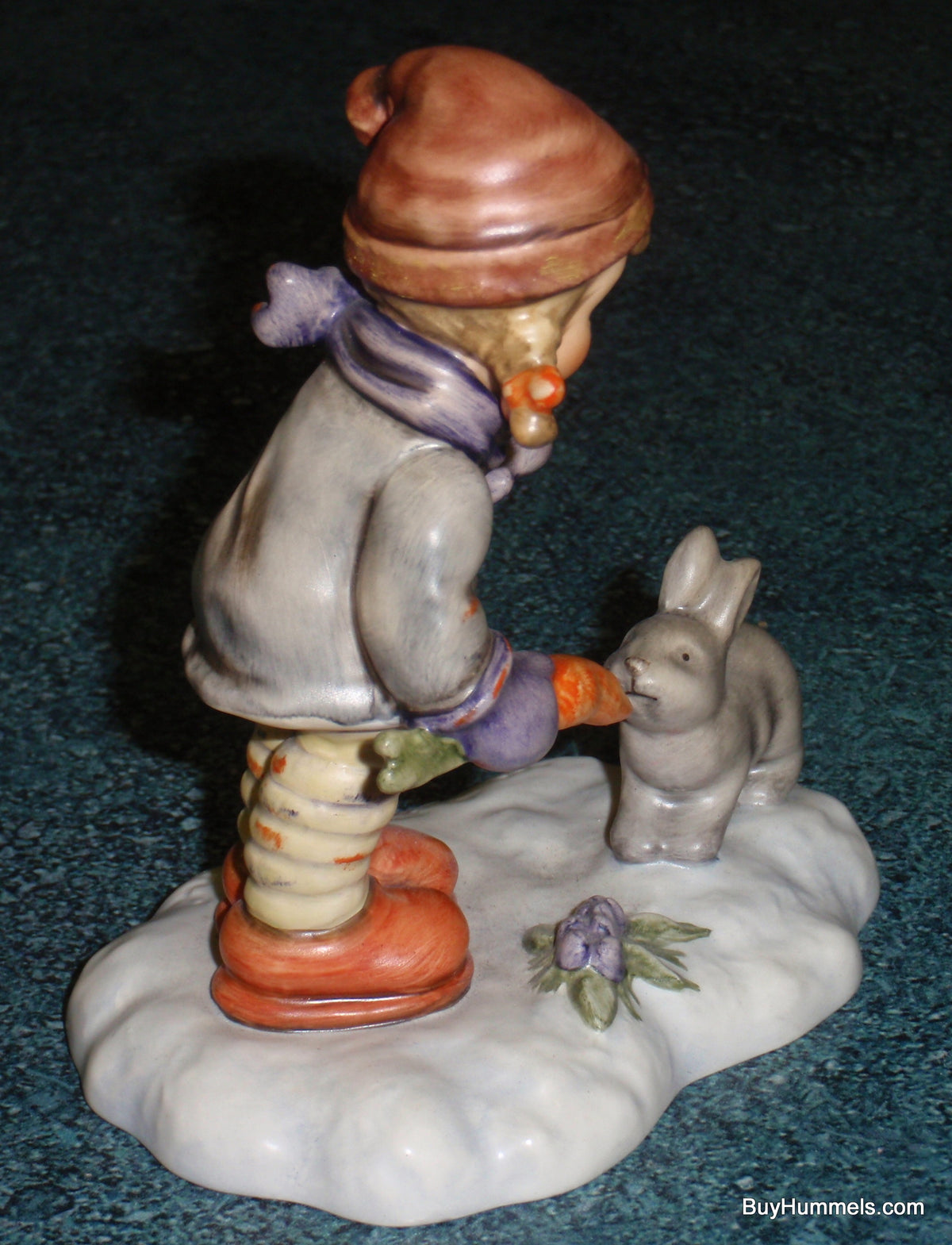 "Peaceful Offering" LIMITED EDITION Hummel Figurine #2066 - Girl With Bunny In The Snow!