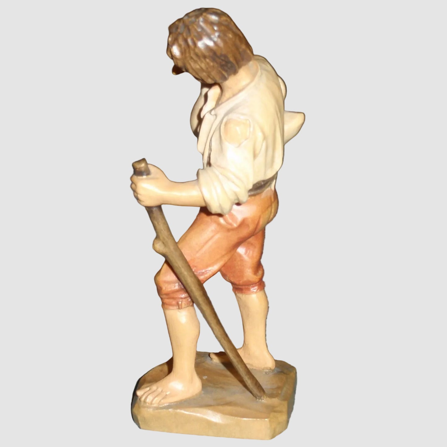 "To Market" Anri Wood Carved Figurine #689-010 - Signed Ulrich Bernardi (5")