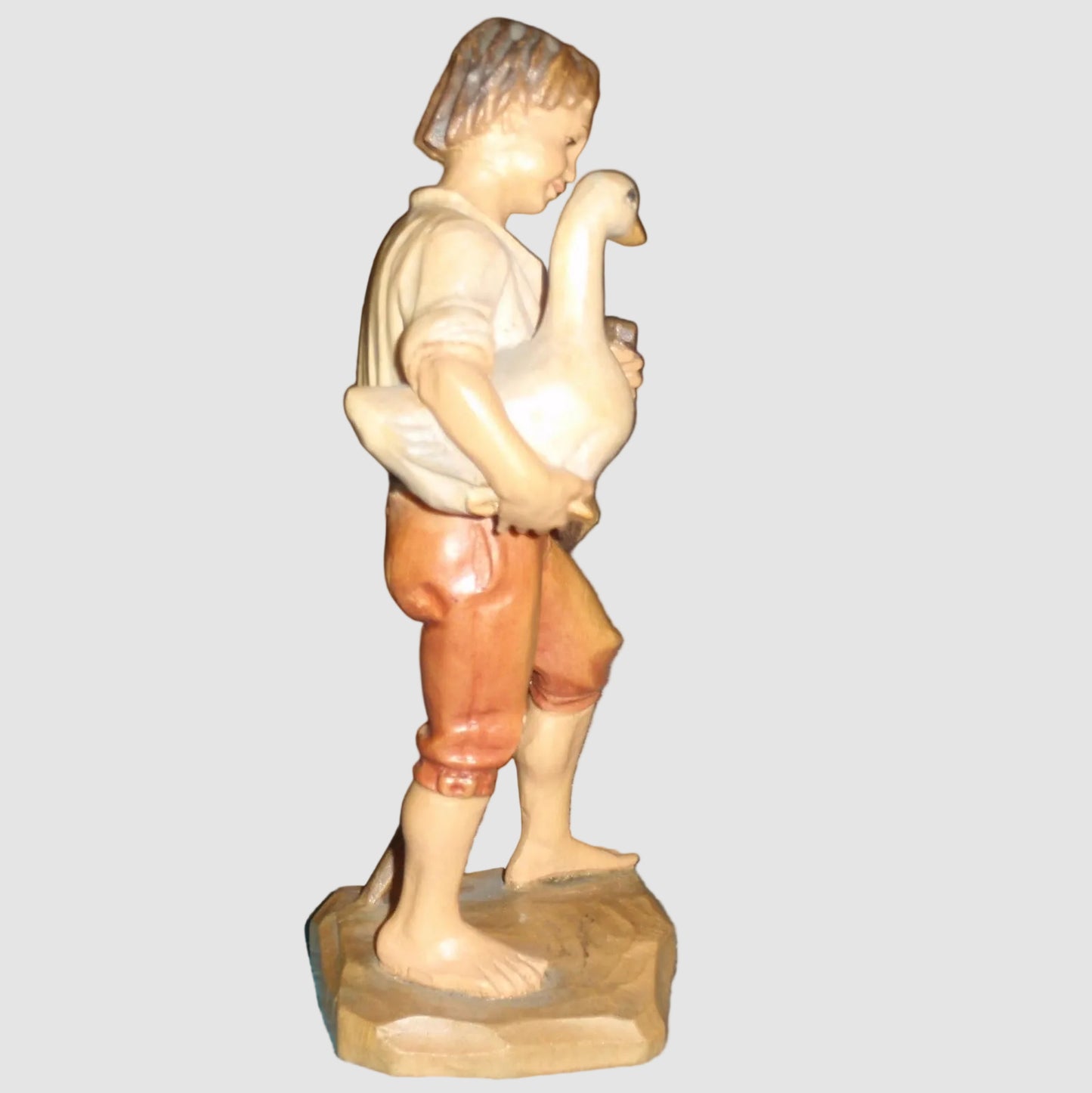 "To Market" Anri Wood Carved Figurine #689-010 - Signed Ulrich Bernardi (5")