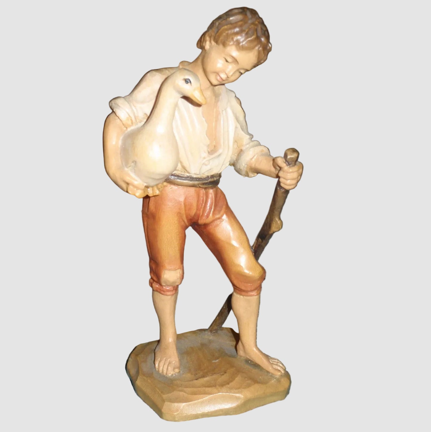 "To Market" Anri Wood Carved Figurine #689-010 - Signed Ulrich Bernardi (5")