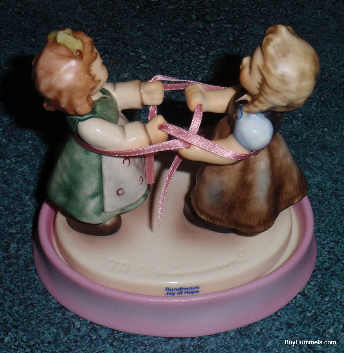 "Joy Of Hope" Goebel Hummel Figurine #2252 TMK8 Breast Cancer Foundation With Base!