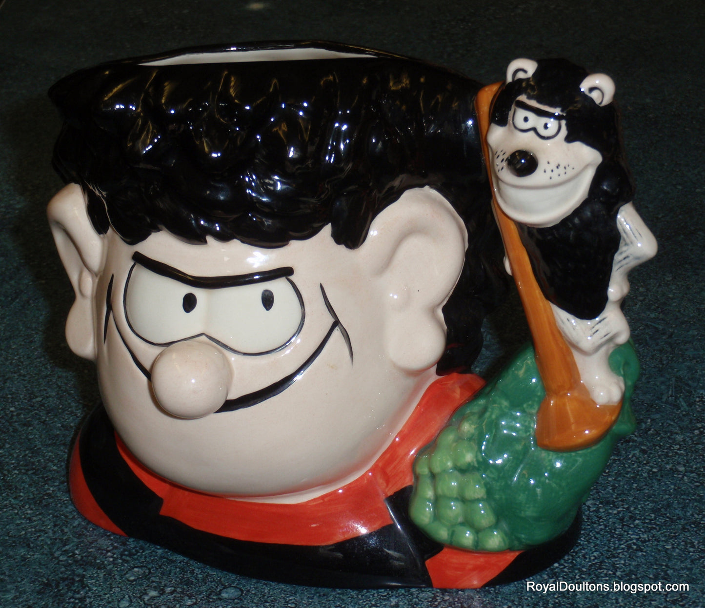 Royal Doulton Dennis and Gnasher Character Jug D7005 The Beano Comic