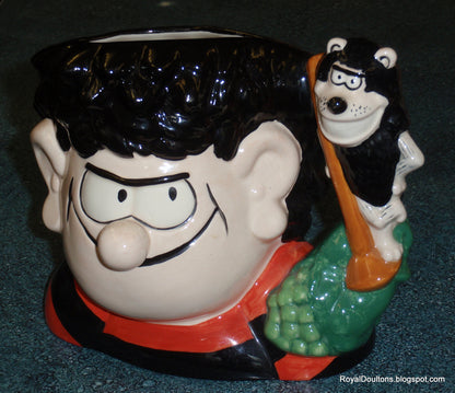 Royal Doulton Dennis and Gnasher Character Jug D7005 The Beano Comic