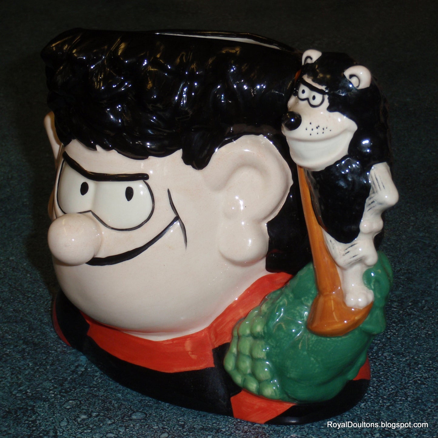 "Dennis & Gnasher" Royal Doulton Character Jug D7005 - The Beano Comic Duo