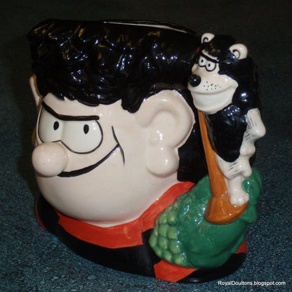 "Dennis & Gnasher" Royal Doulton Character Jug D7005 - The Beano Comic Duo
