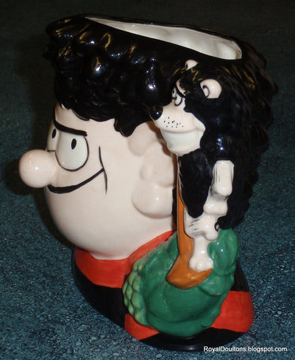 "Dennis & Gnasher" Royal Doulton Character Jug D7005 - The Beano Comic Duo