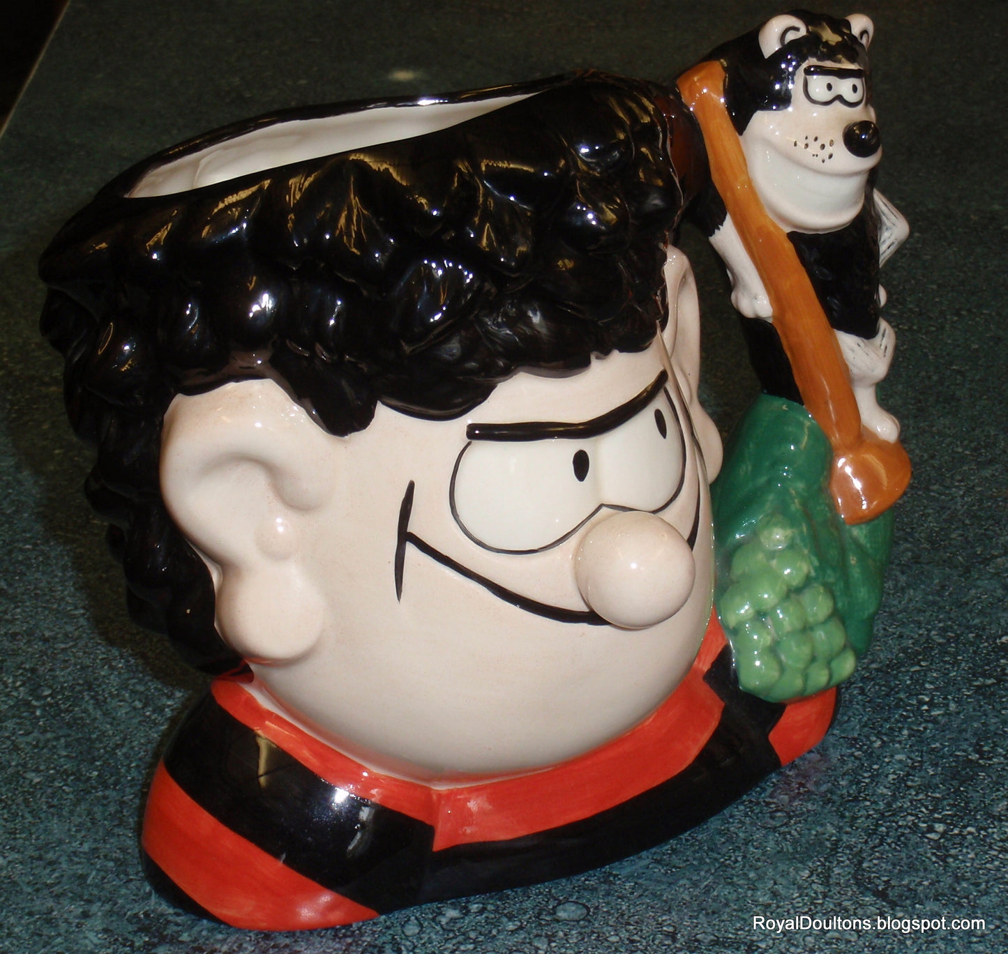 "Dennis & Gnasher" Royal Doulton Character Jug D7005 - The Beano Comic Duo
