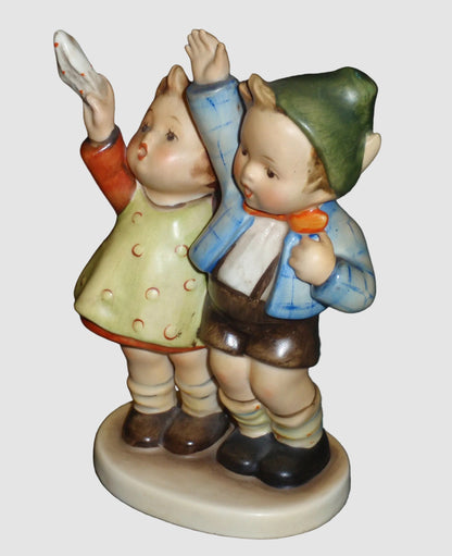 "Auf Wiedersehen" Goebel Hummel Figurine #153/0 - Ultra Rare Green Hat Variation TMK2 (5.25")