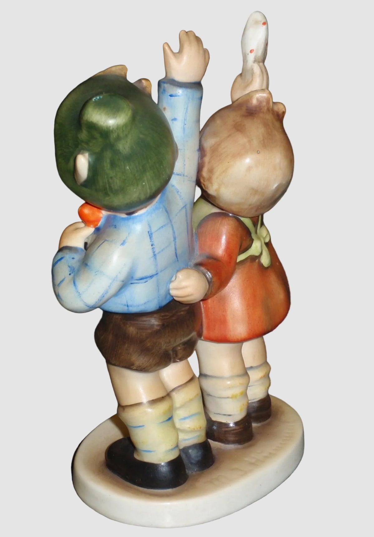 "Auf Wiedersehen" Goebel Hummel Figurine #153/0 - Ultra Rare Green Hat Variation TMK2 (5.25")