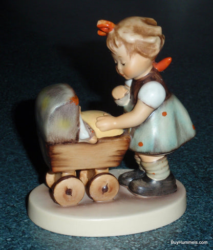 "Morning Stroll" Goebel Hummel Figurine #375 3/0 - Little Girl With Baby Carriage!