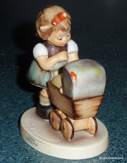 "Morning Stroll" Goebel Hummel Figurine #375 3/0 - Little Girl With Baby Carriage!