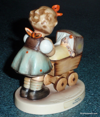 "Morning Stroll" Goebel Hummel Figurine #375 3/0 - Little Girl With Baby Carriage!