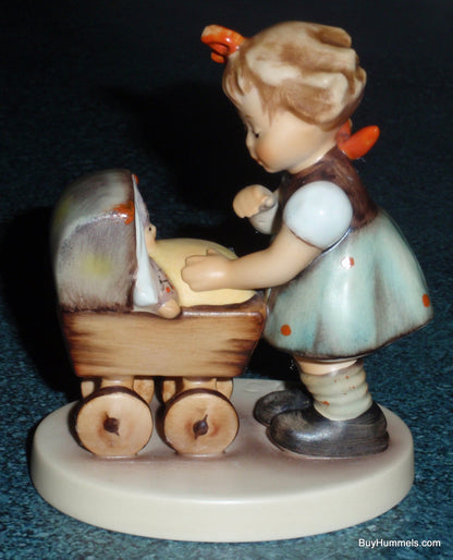 "Morning Stroll" Goebel Hummel Figurine #375 3/0 - Little Girl With Baby Carriage!