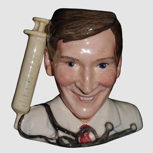 Royal Doulton Kenneth Williams Character Jug D7173 Carry On Gang Haili Sun Vintage England Porcelain