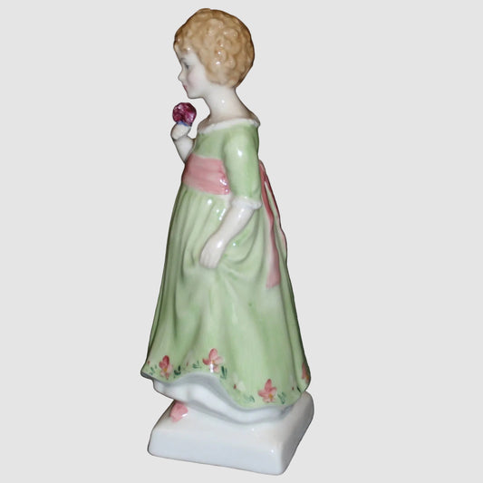 Royal Doulton Tess Figurine HN 2865 Kate Greenaway Collection Peggy Davies Vintage England Bone China