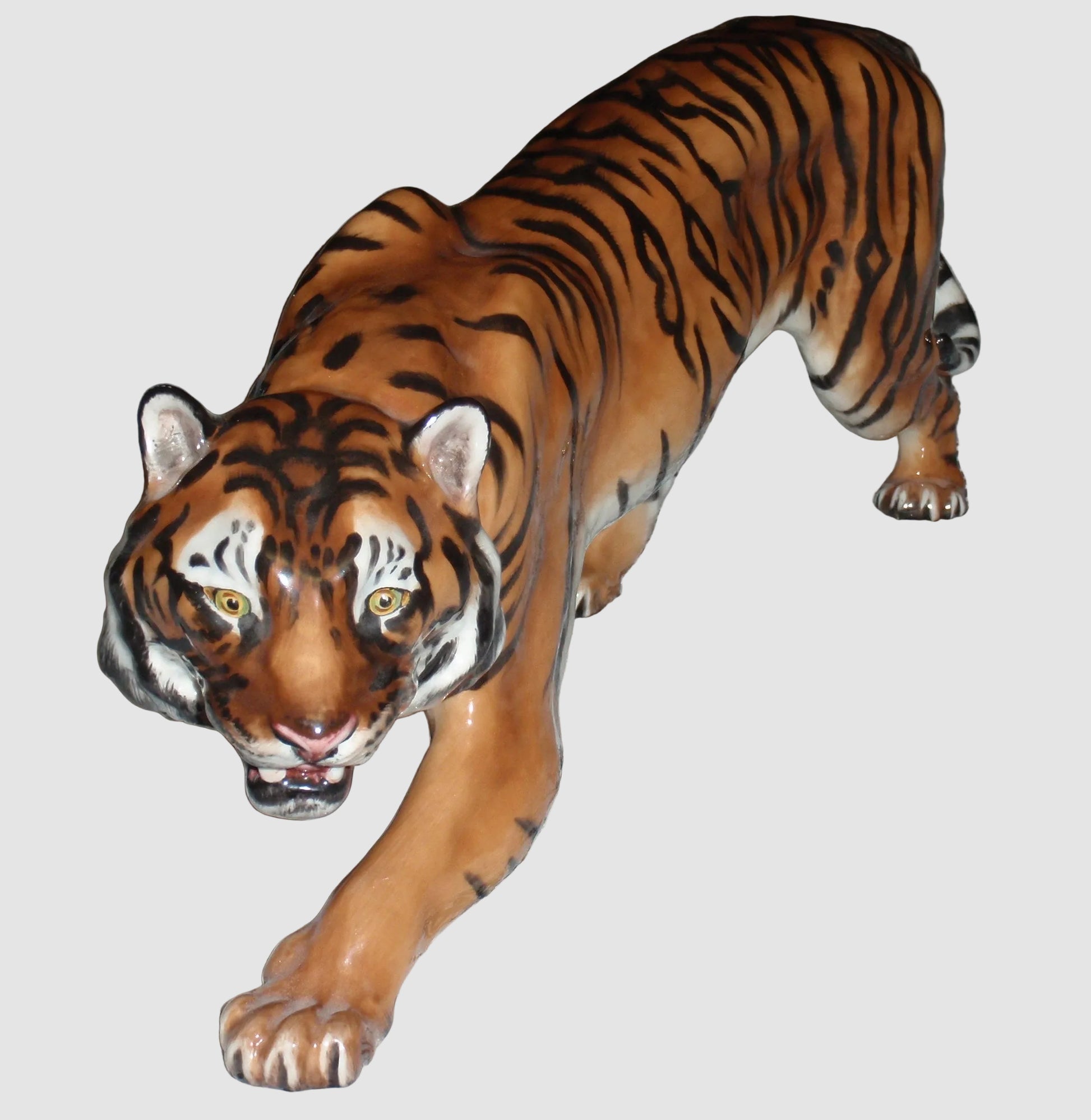Royal Doulton Stalking Tiger Figurine HN2646 Large Bengal Wildlife Vintage England Fine Porcelain