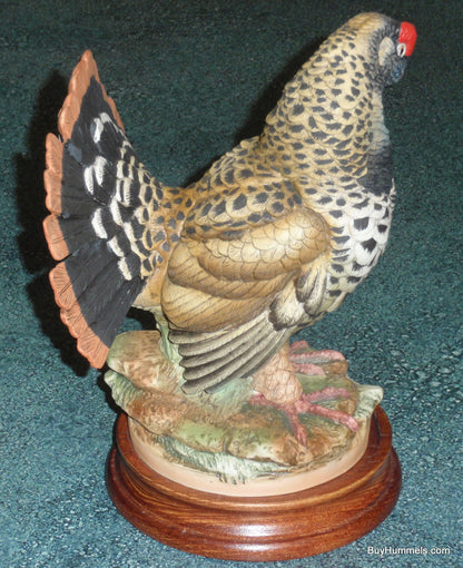 Andrea By Sadek Spruce Grouse Porcelain Bird Figurine 5745 With Base - GIFT!