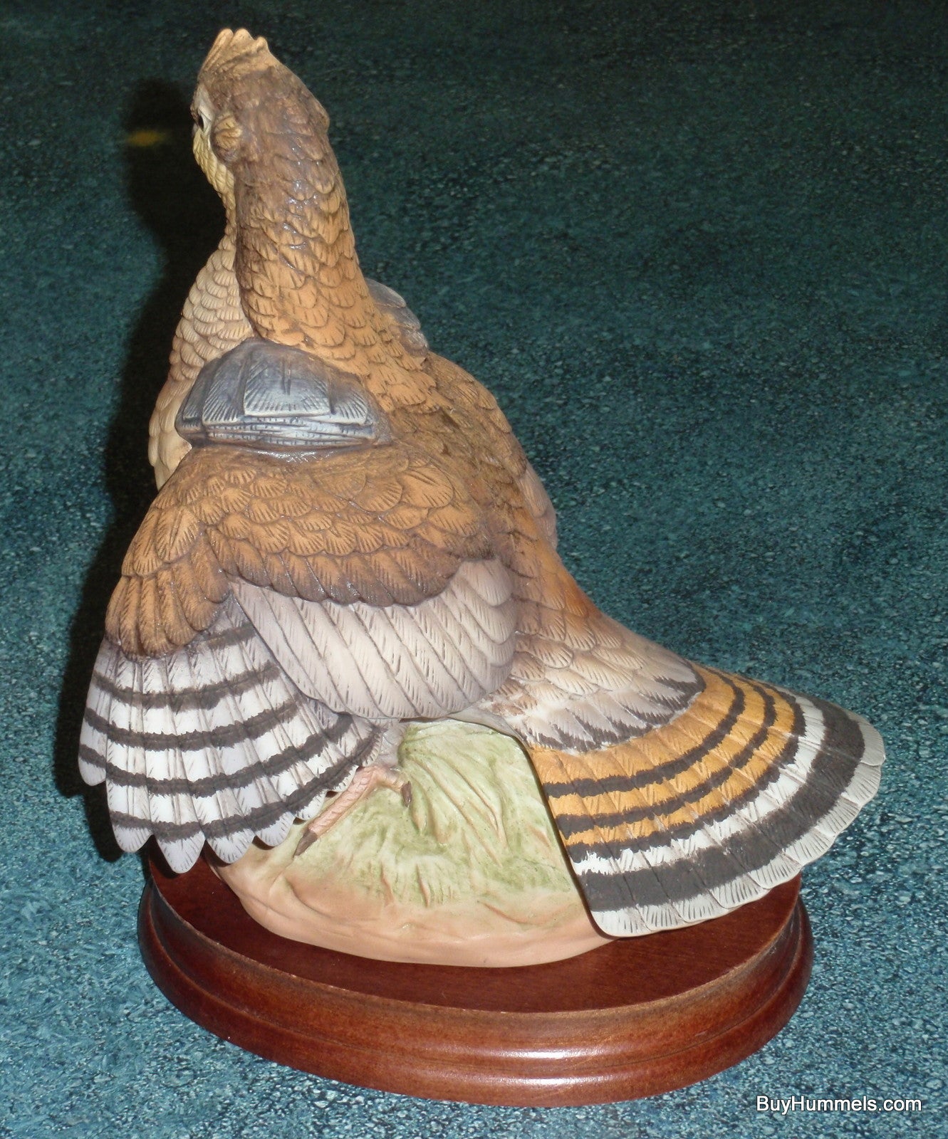 Andrea by Sadek Porcelain Ruffed Grouse Bird Figurine #5746 With Base - GIFT!