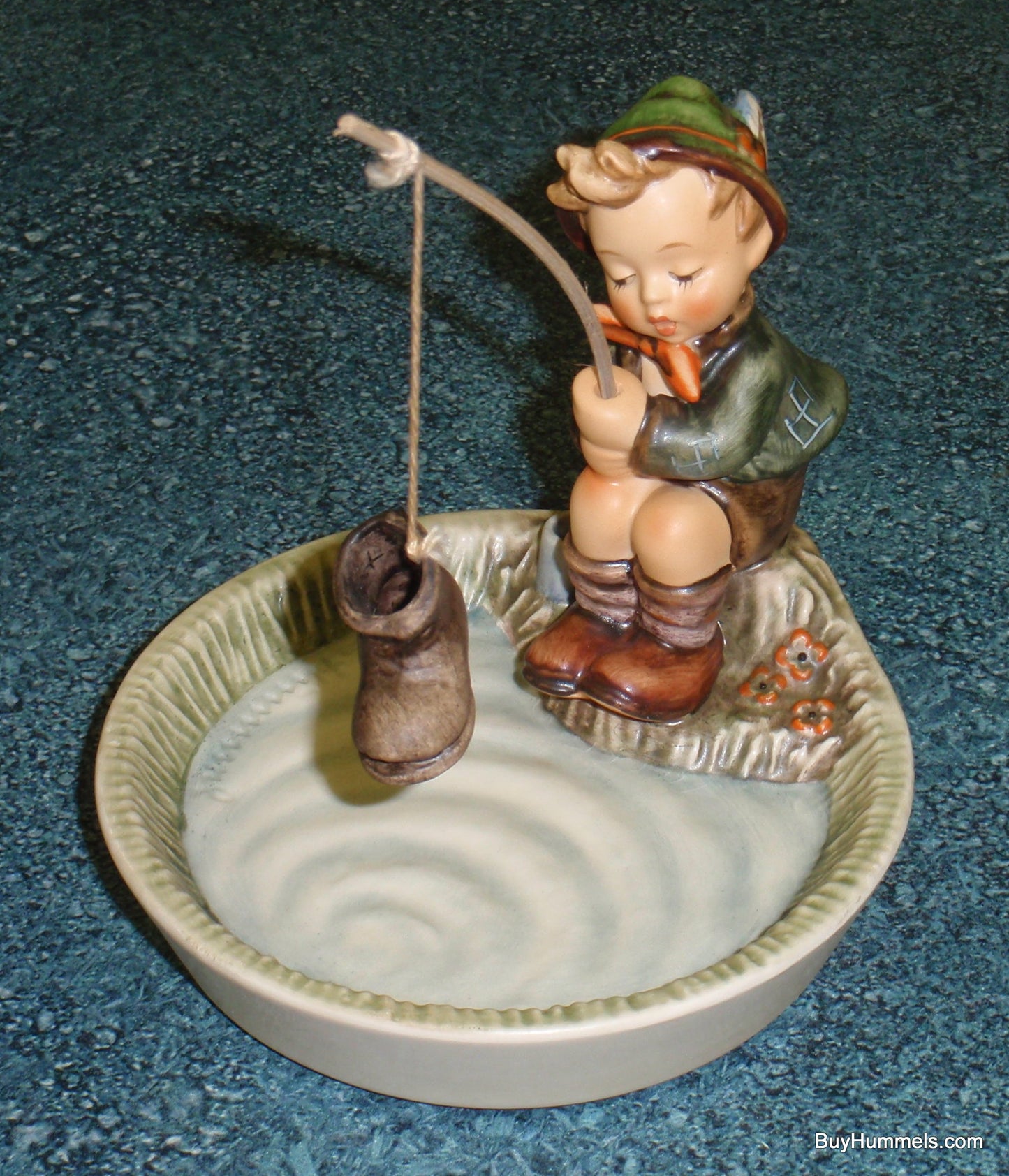 Goebel Hummel 373 Just Fishing Boy with Fishing Pole Figurine