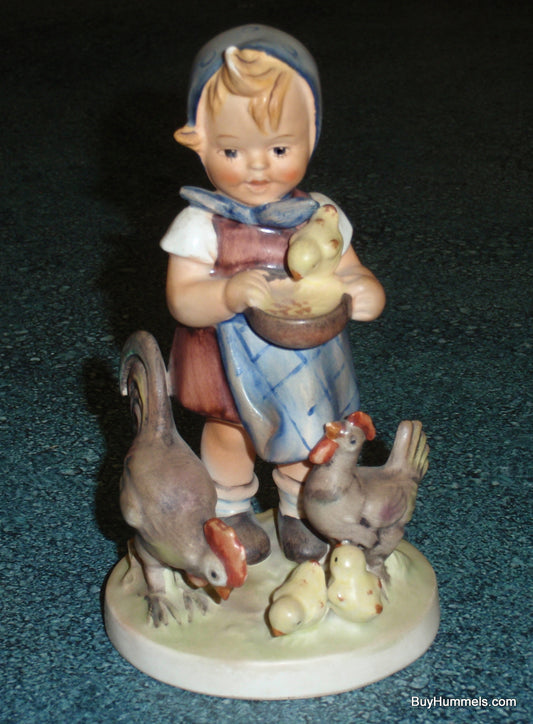 "Feeding Time" Goebel Hummel Figurine #199 TMK1 INCISED CROWN - ULTRA RARE ANTIQUE HUMMEL!