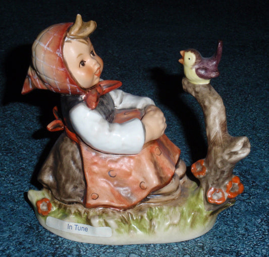 "In Tune" Goebel Hummel Figurine #414 - CUTE COLLECTIBLE GIFT!