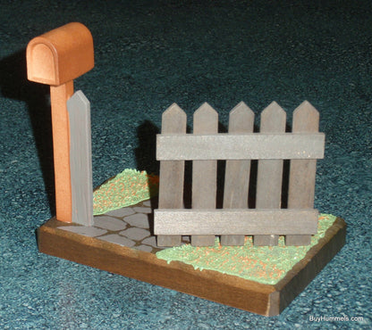 ANRI Wood Carved Scene #33506 For "BASHFUL" BOY & "KISS ME" FIGURINES With Box!