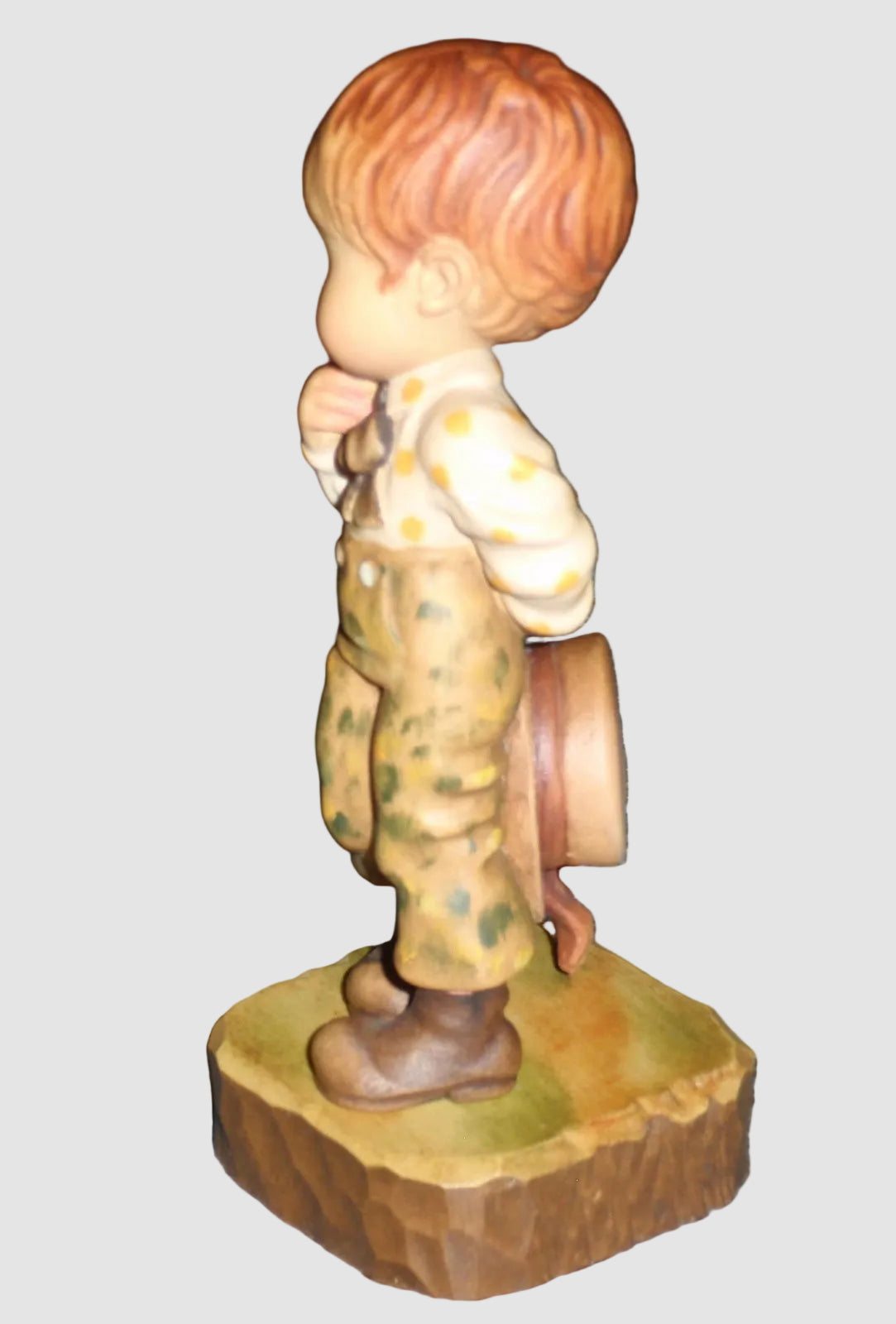 "A Little Bashful" Sarah Kay ANRI Woodcarving Figurine #57191 - Boy (5")