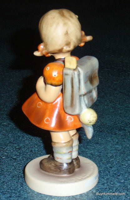 "School Girl" Goebel Hummel Figurine #81/0 - Little Girl With Backpack And Basket!