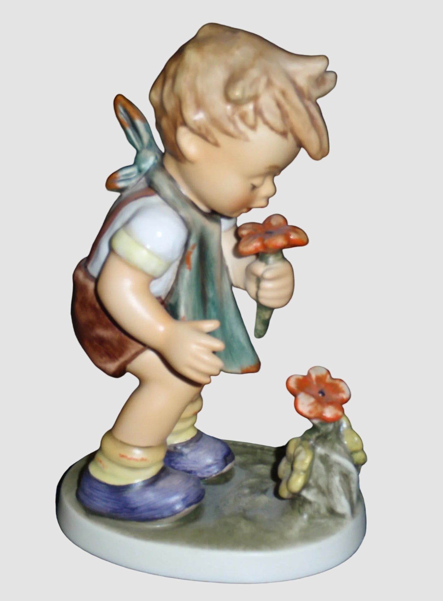 Goebel Hummel The Florist 349/0 Boy with Flowers Figurine by Gerhard Skrobek TMK8