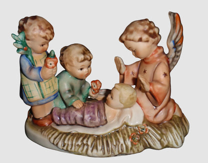 Goebel Hummel Silent Night Figurine 54 Baby Jesus Angel Children Nativity Vintage Germany