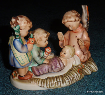 "Silent Night" Goebel Hummel Figurine #54 - Baby Jesus & Angel (3.75")