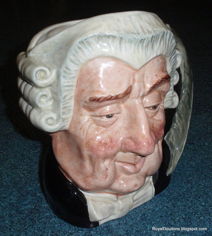 LARGE "Lawyer" Royal Doulton Character Toby Jug D6498 - GREAT MAN CAVE GIFT!