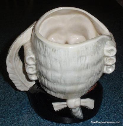 LARGE "Lawyer" Royal Doulton Character Toby Jug D6498 - GREAT MAN CAVE GIFT!