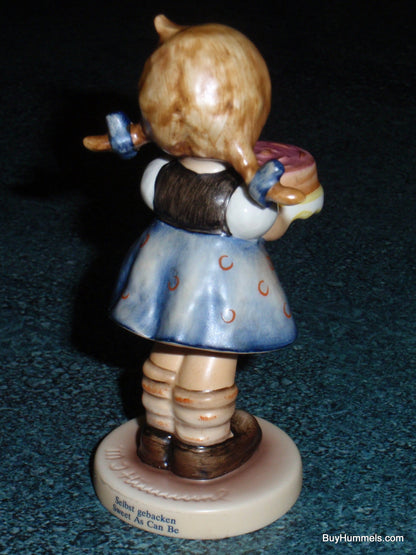 "Sweet As Can Be" Goebel Hummel Figurine #541 TMK7 Little Girl With Pigtails And Birthday Cake