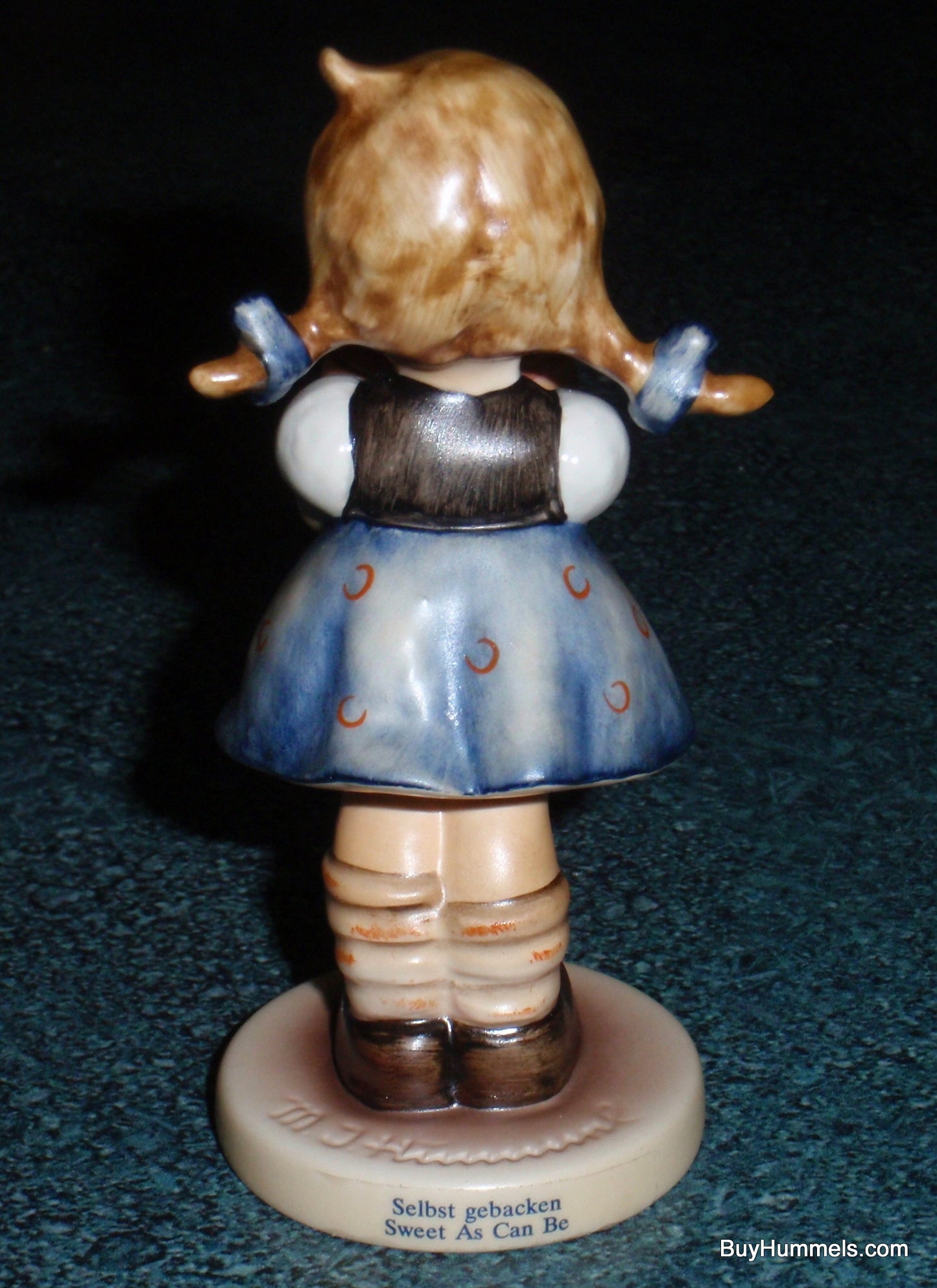 "Sweet As Can Be" Goebel Hummel Figurine #541 TMK7 Little Girl With Pigtails And Birthday Cake